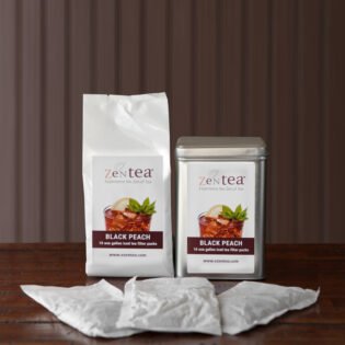 Black Peach Iced Tea Pouch (1 Gallon)