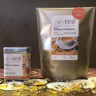 Turmeric Wellness- Organic- Caffeine Free- Herbal Tea Bag