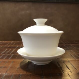 gaiwan, white porcelain